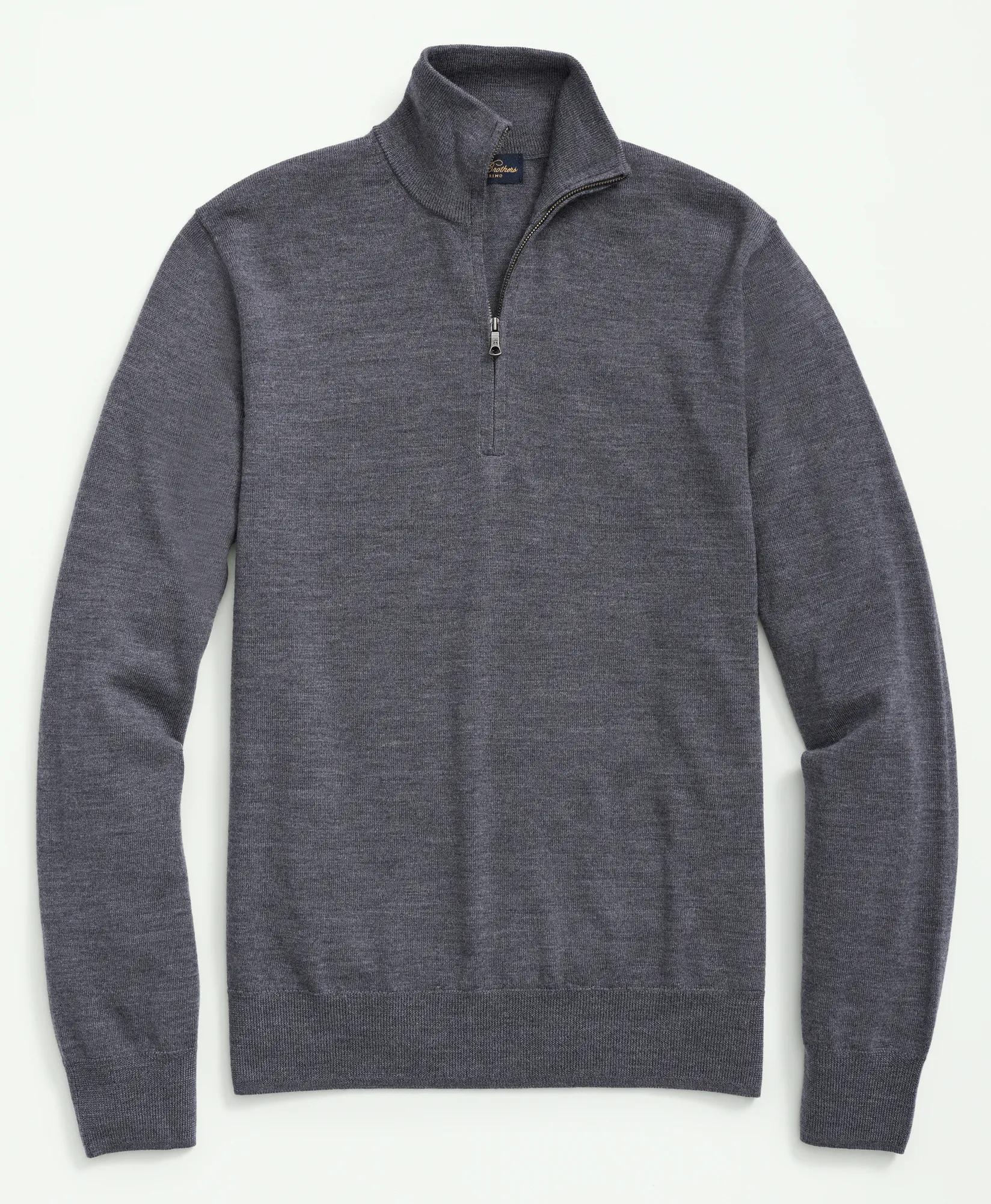 Ultimate Merino Wool Quarter-Zip Sweater, image 1