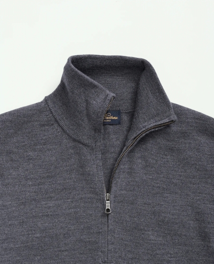 Ultimate Merino Wool Quarter-Zip Sweater, image 2