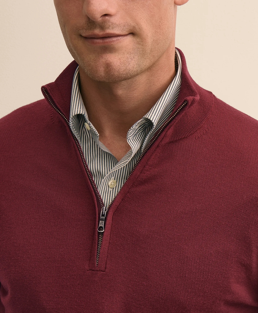 Ultimate Merino Wool Quarter-Zip Sweater, image 2
