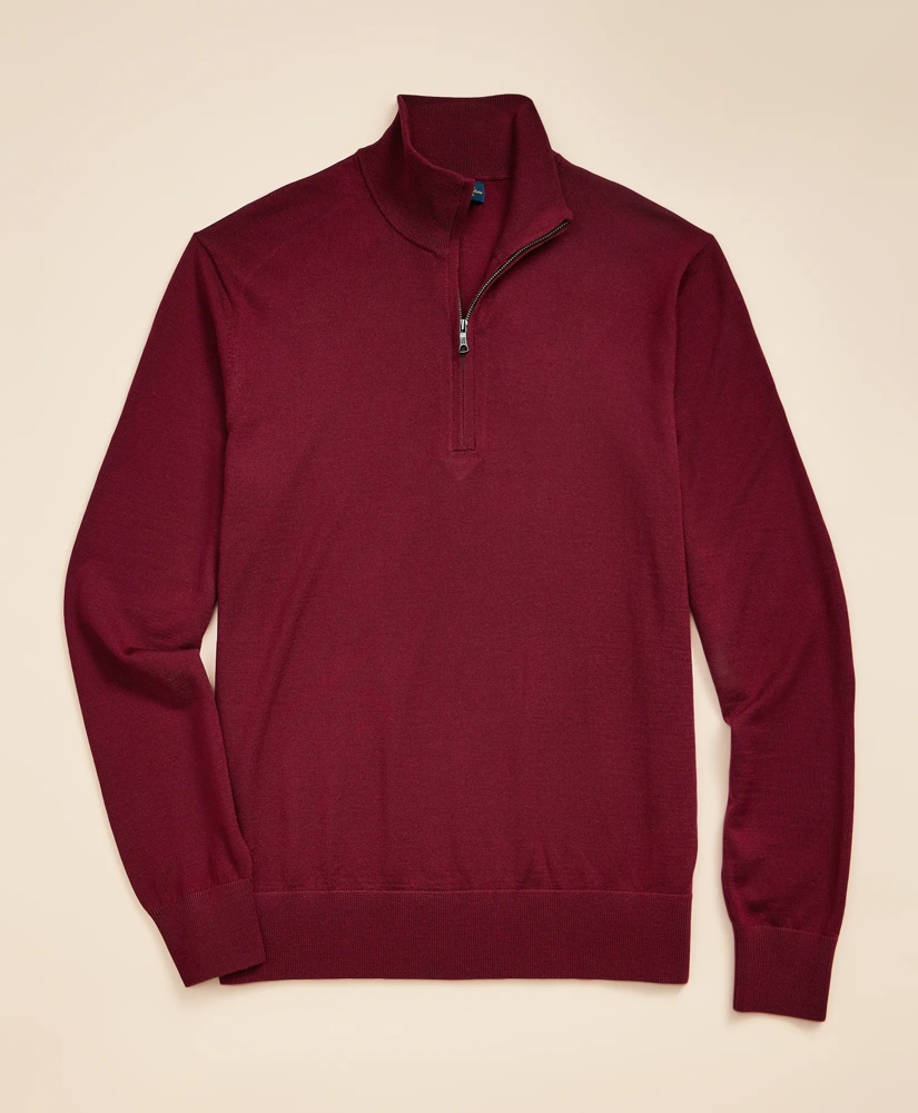 Ultimate Merino Wool Quarter-Zip Sweater, image 4