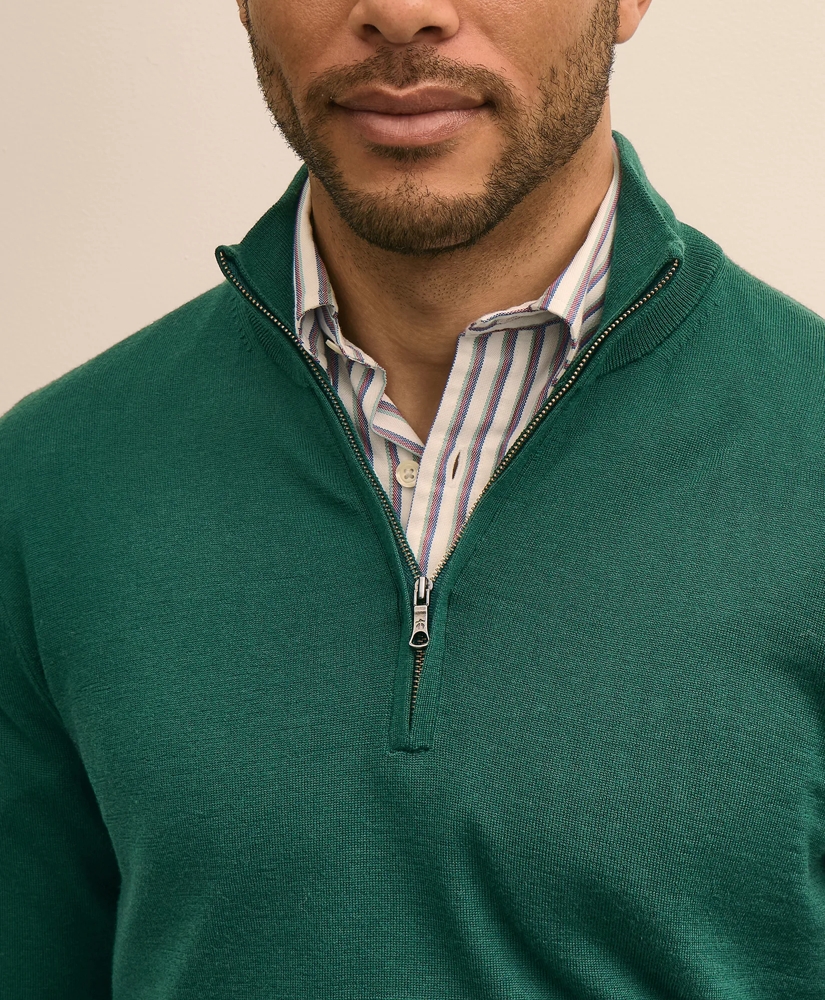Ultimate Merino Wool Quarter-Zip Sweater, image 2