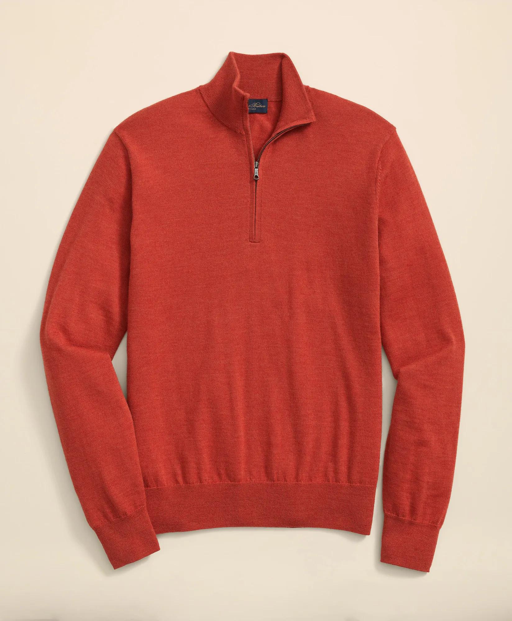 Ultimate Merino Wool Quarter-Zip Sweater, image 1