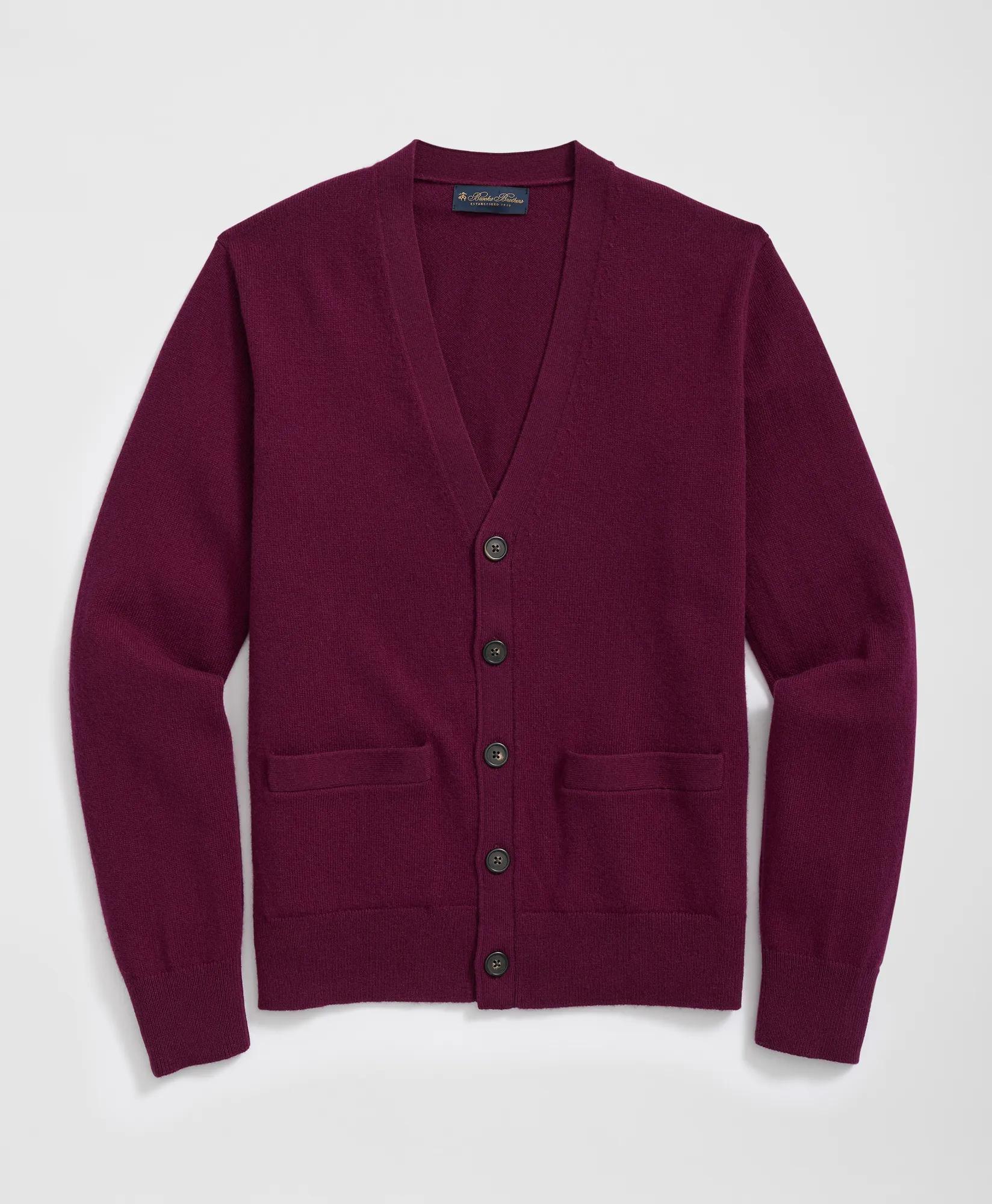 3-Ply Cashmere Cardigan Sweater, image 1