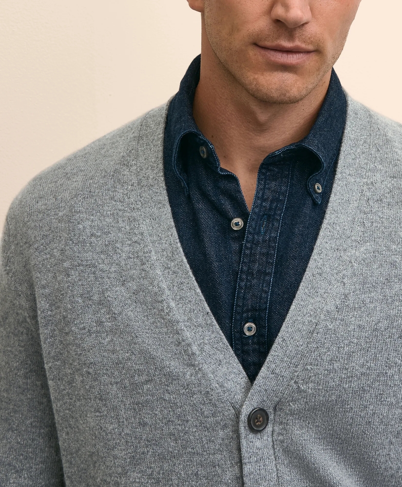 3-Ply Cashmere Cardigan Sweater, image 3