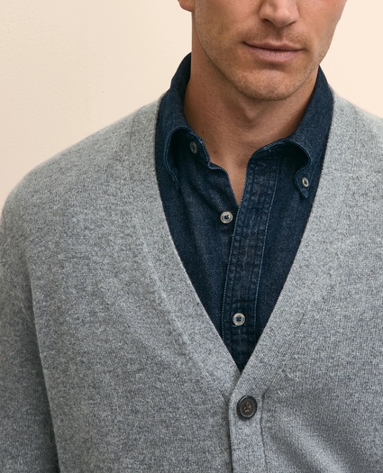 3-Ply Cashmere Cardigan Sweater, image 3