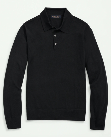 Ultimate Merino Wool Polo Sweater, image 1