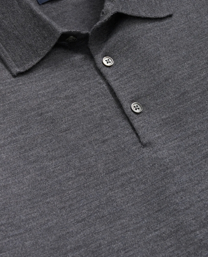 Ultimate Merino Wool Polo Sweater, image 2