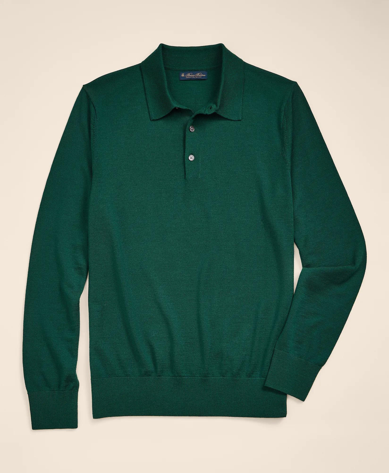 Ultimate Merino Wool Polo Sweater, image 1