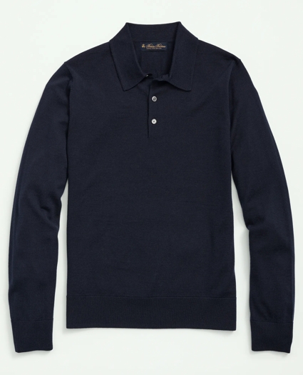 Ultimate Merino Wool Polo Sweater, image 1