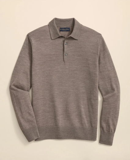 Ultimate Merino Wool Polo Sweater, image 1