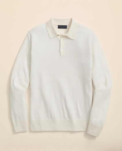 Ultimate Merino Wool Polo Sweater, image 1