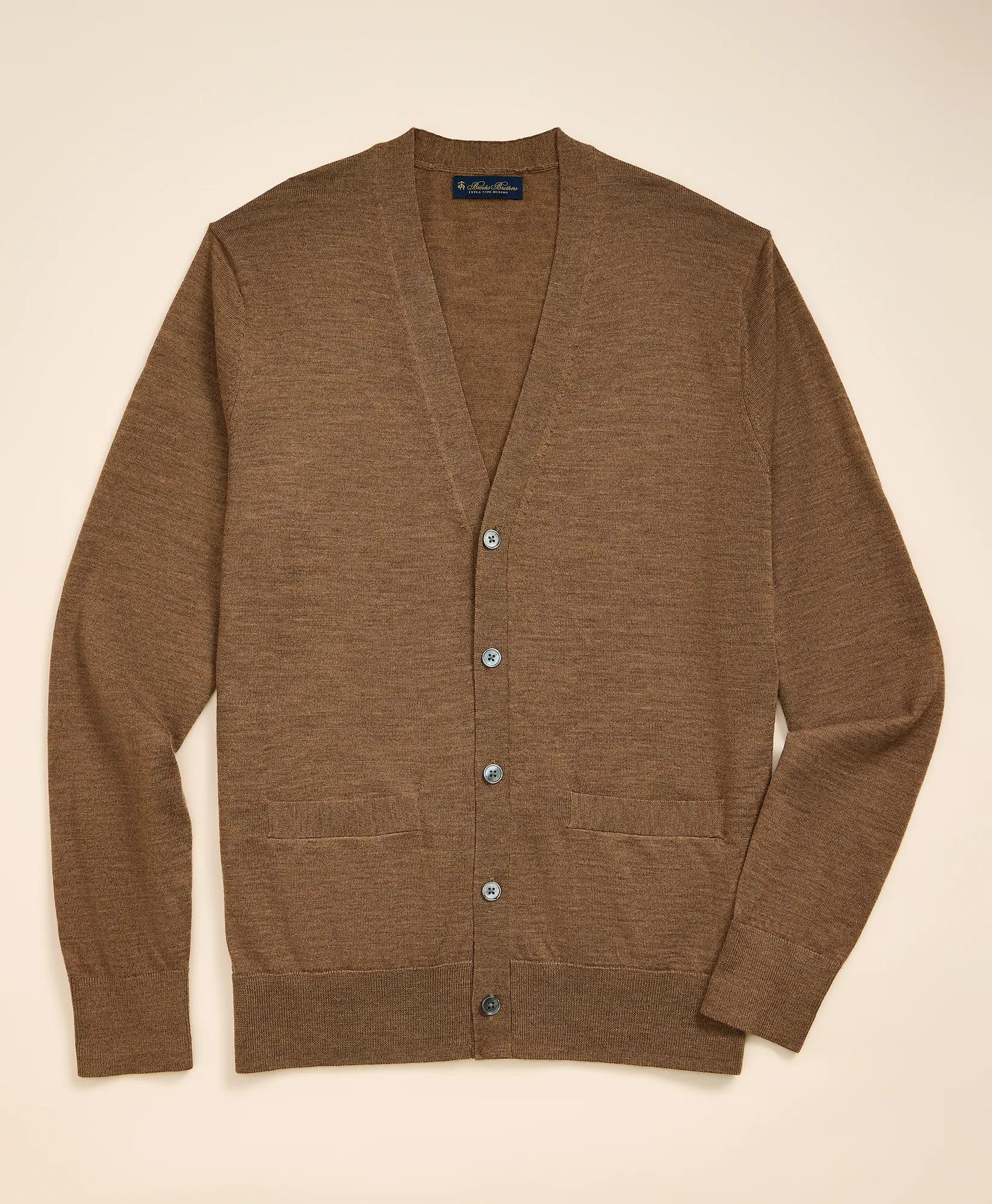 Ultimate Merino Wool Cardigan Sweater, image 1