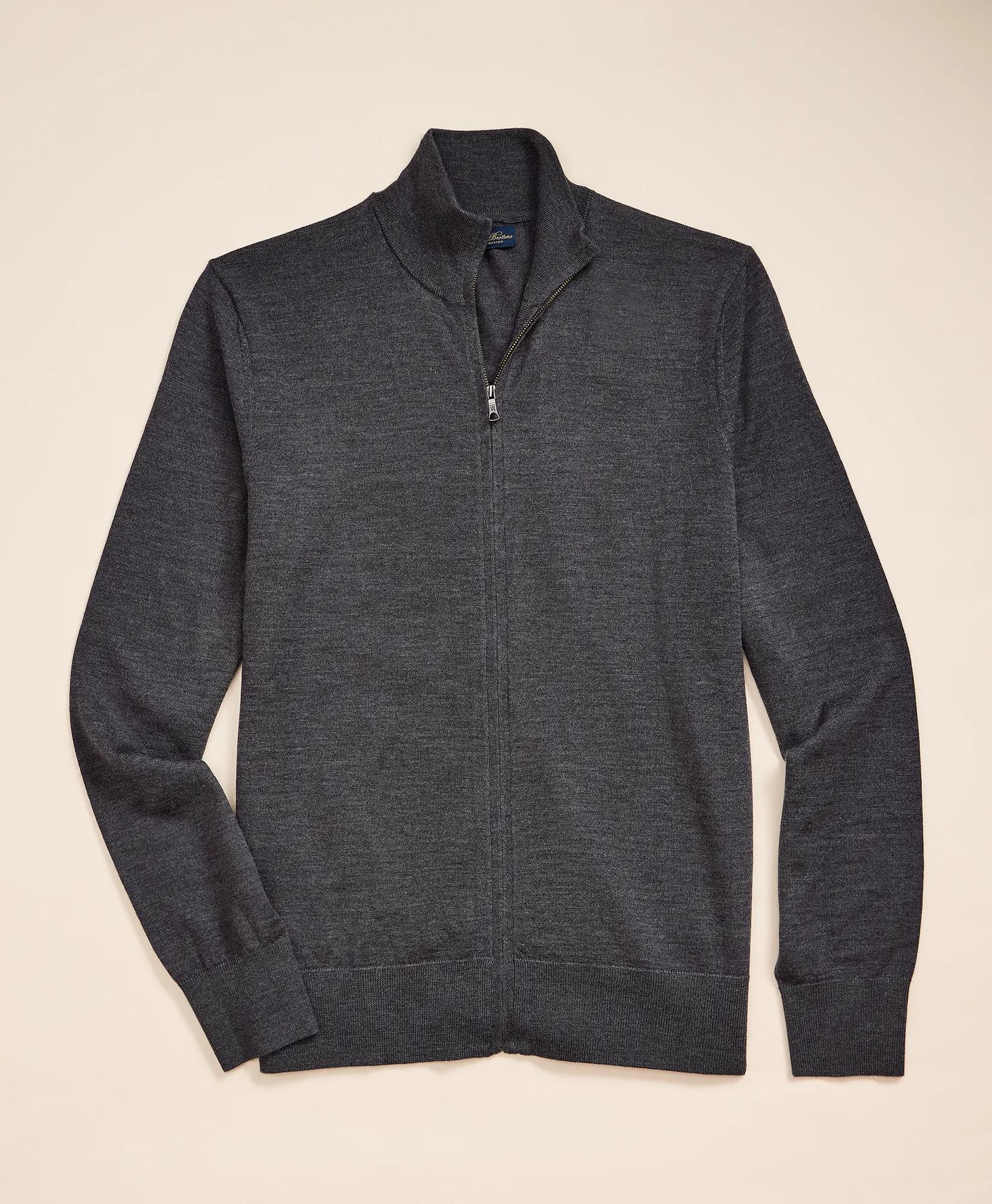 Ultimate Merino Wool Full Zip Sweater, image 1