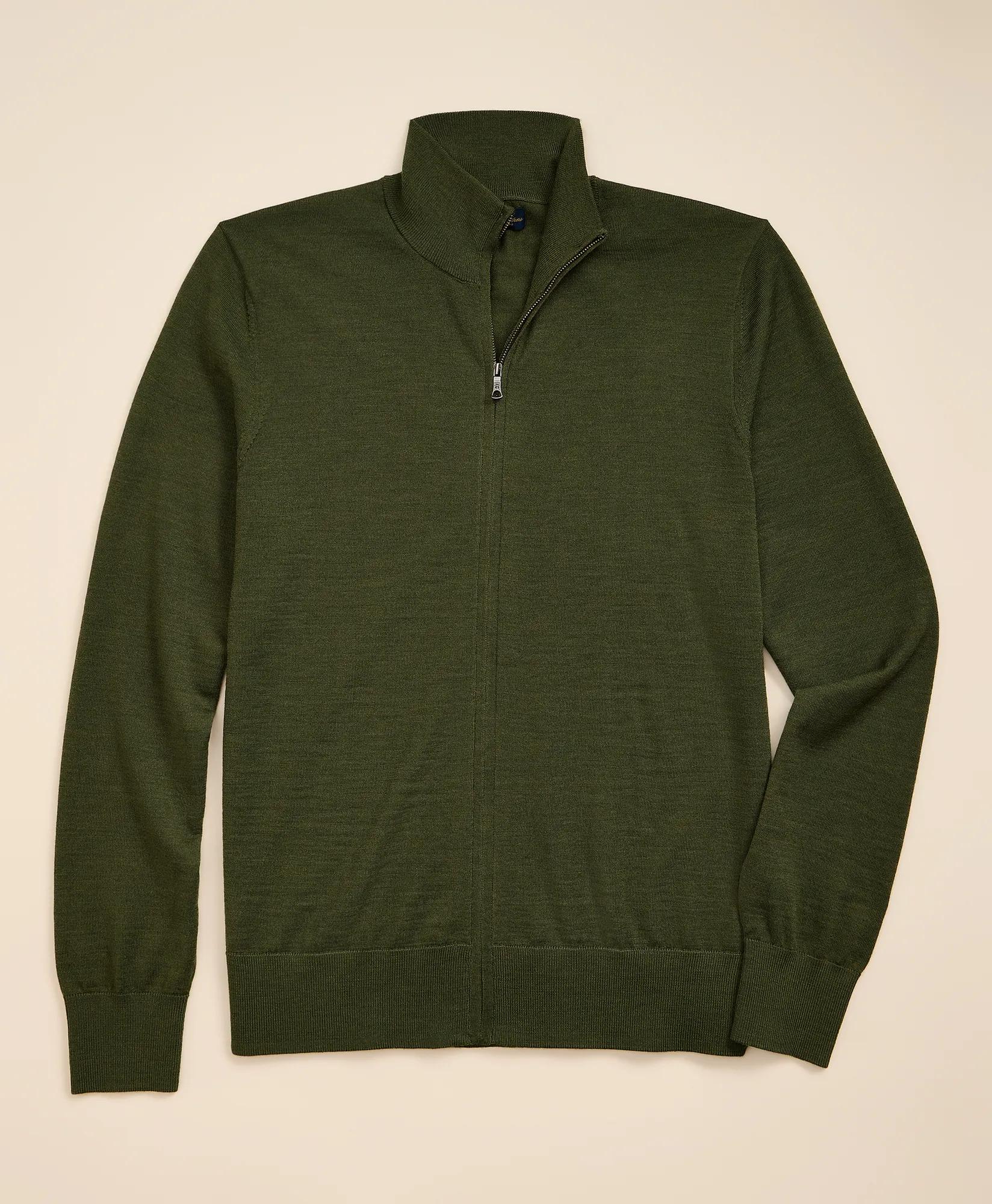 Ultimate Merino Wool Full Zip Sweater, image 1