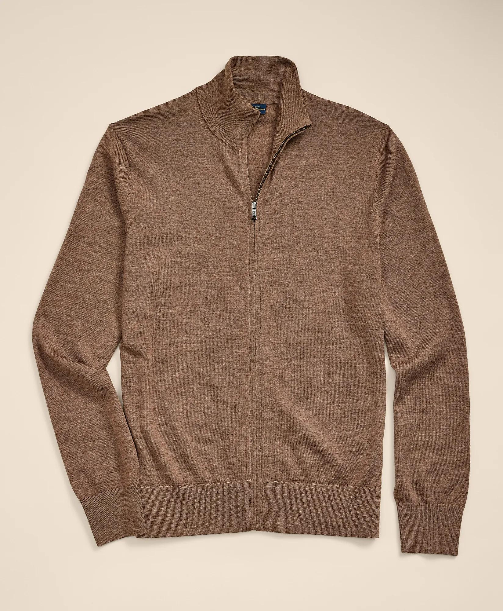 Ultimate Merino Wool Full Zip Sweater, image 1