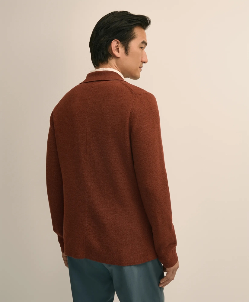 Sweater Blazer In Linen-Cotton Blend, image 4