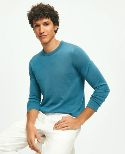 Lightweight Luxe All-Season Sweater, Crewneck, image 1