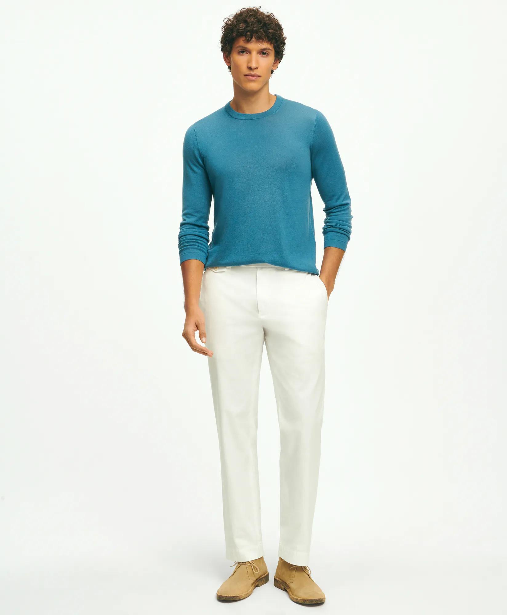 Lightweight Luxe All-Season Sweater, Crewneck secondary