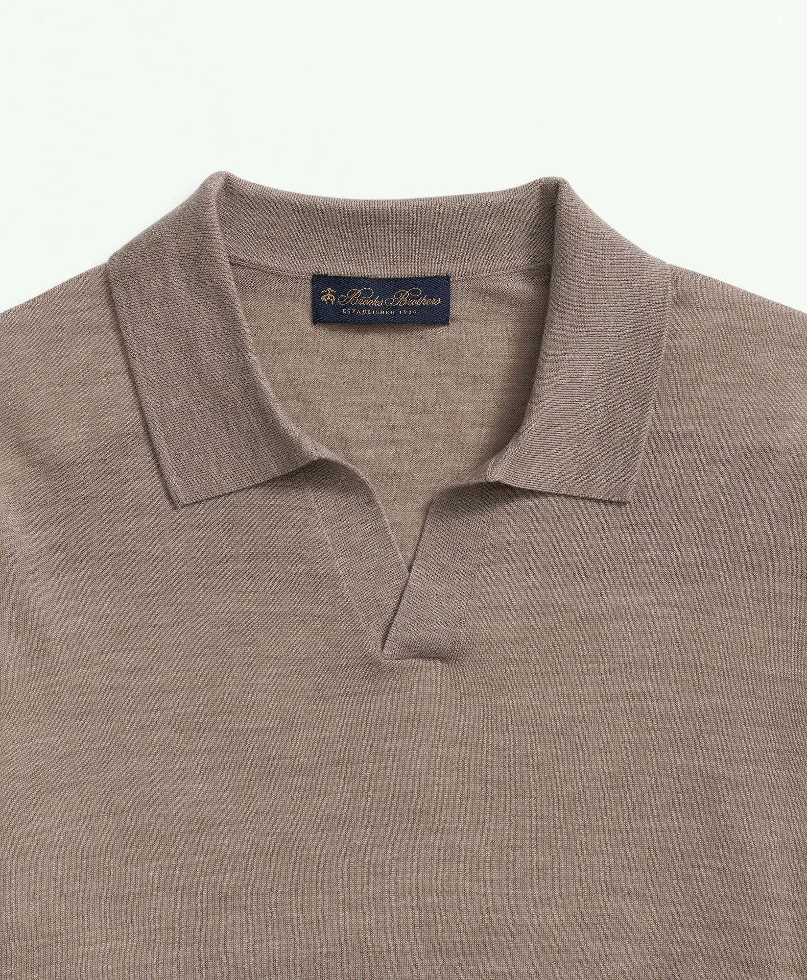 Lightweight Luxe All-Season Sweater, Johnny Collar, image 2