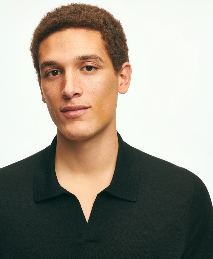 Lightweight Luxe All-Season Sweater, Johnny Collar, image 4
