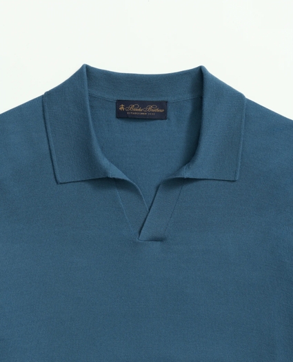 Lightweight Luxe All-Season Sweater, Johnny Collar, image 2