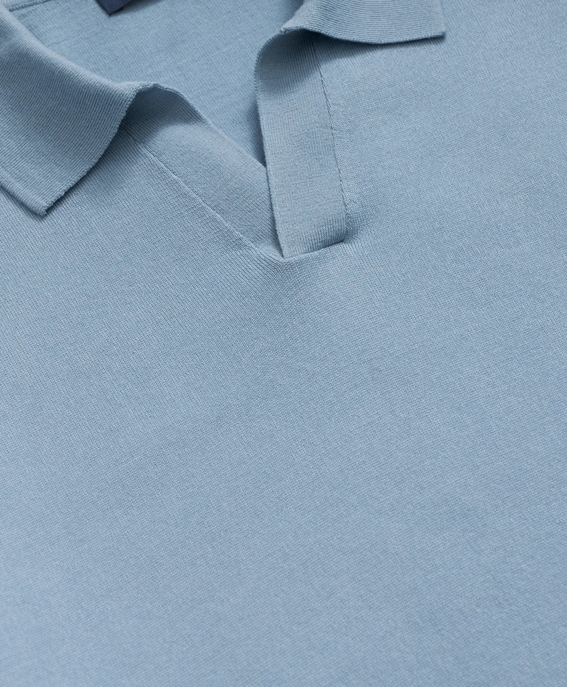Lightweight Luxe All-Season Sweater, Johnny Collar, image 2