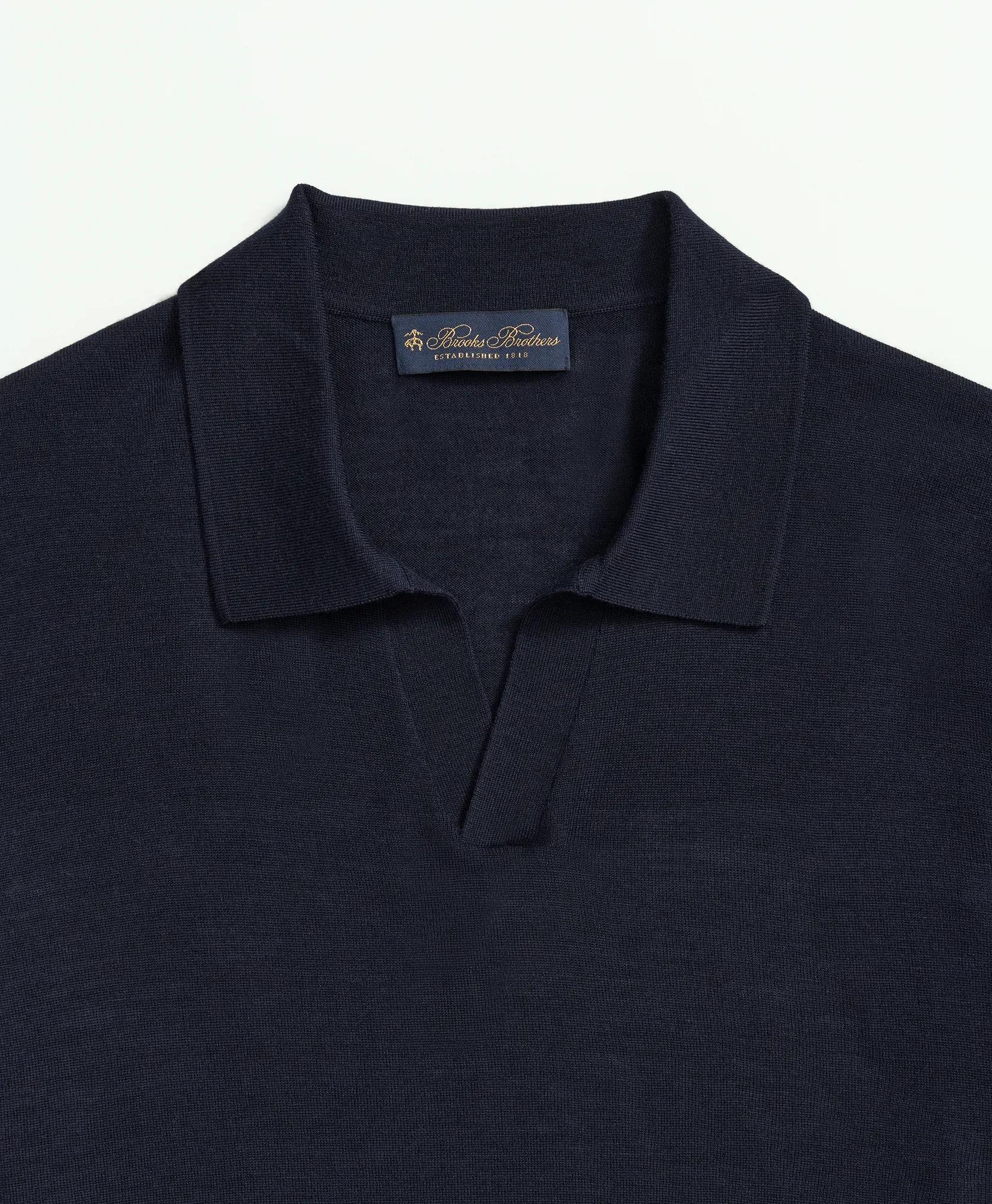 Lightweight Luxe All-Season Sweater, Johnny Collar, image 2