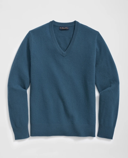 3-Ply Cashmere V-Neck Sweater, image 1