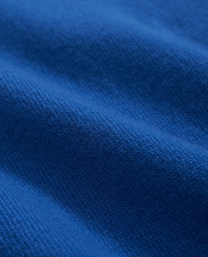 3-Ply Cashmere Crewneck Saddle Shoulder Sweater, image 3