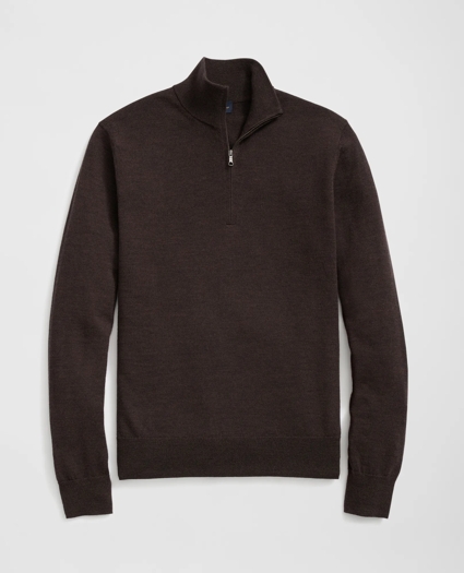 Fine Merino Wool Half-Zip Sweater, image 1