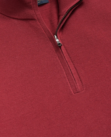 Fine Merino Wool Half-Zip Sweater, image 2