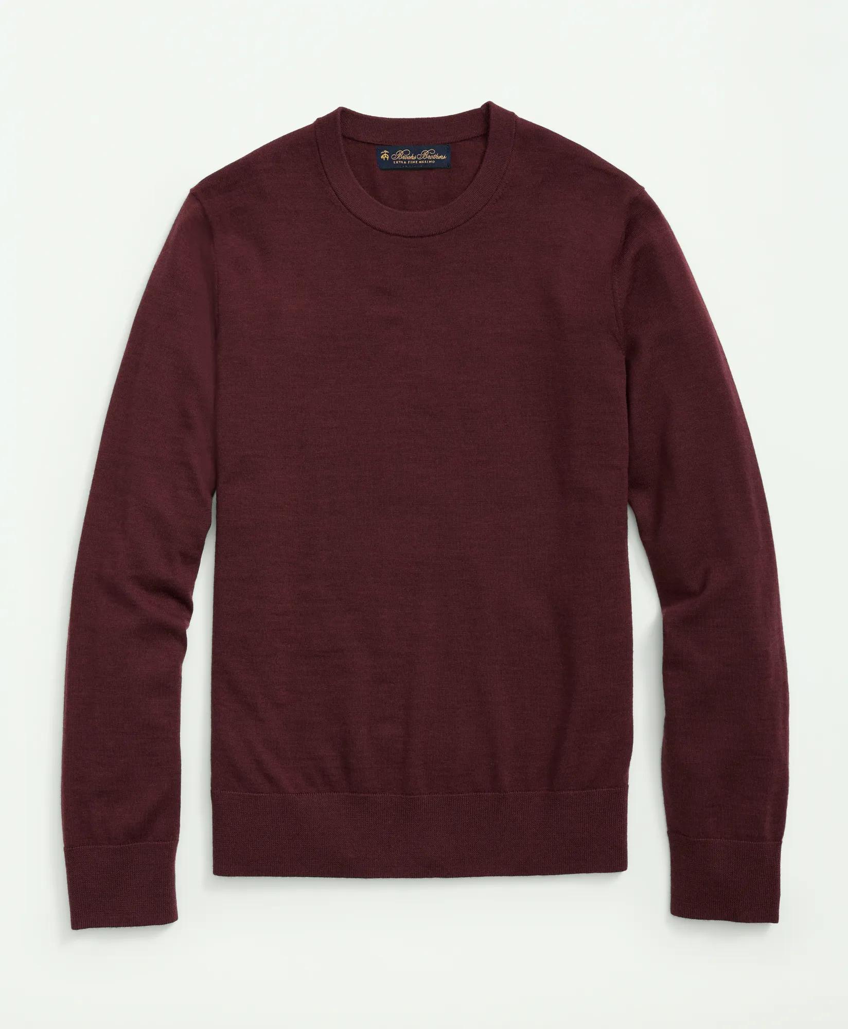 Fine Merino Wool Crewneck Sweater, image 1