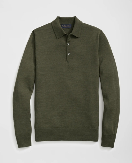 Fine Merino Wool Sweater Polo, image 1