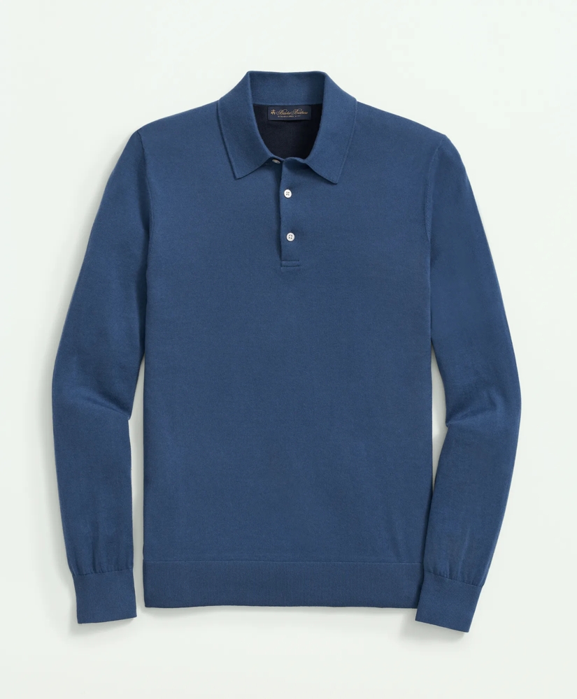 Luxe Polo Sweater In Cotton-Cashmere, image 2