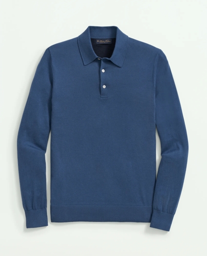 Luxe Polo Sweater In Cotton-Cashmere, image 2