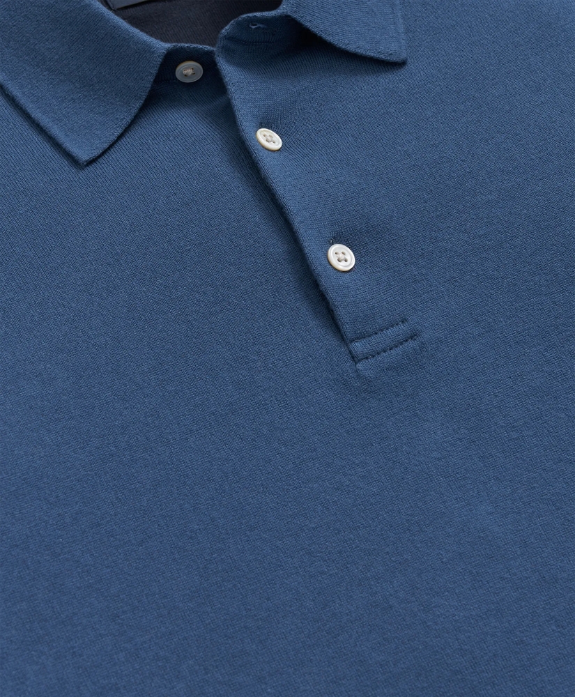 Luxe Polo Sweater In Cotton-Cashmere, image 4