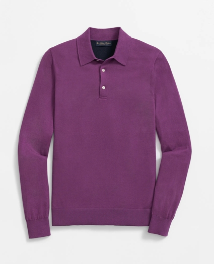 Luxe Polo Sweater In Cotton-Cashmere, image 1