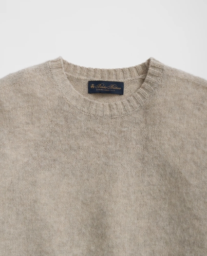 Brushed Wool Crewneck Sweater, image 3