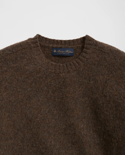 Brushed Wool Crewneck Sweater, image 2