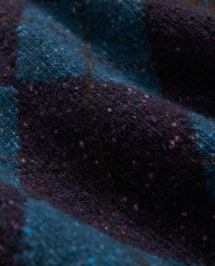 Merino Wool V-Neck Sweater with Argyle Motif, image 3