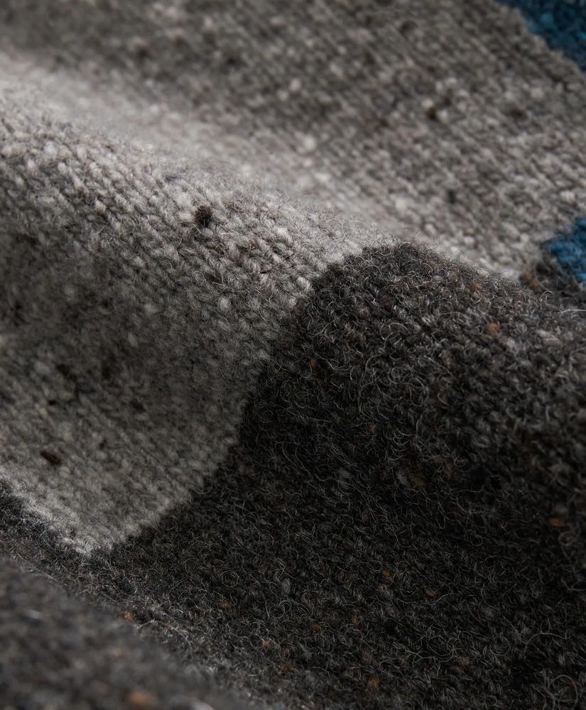 Colorblock Sweater in Merino Wool, image 3