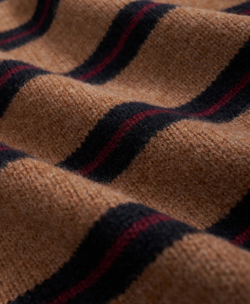 Elbow-Patch Striped Sweater in Lambswool, image 3