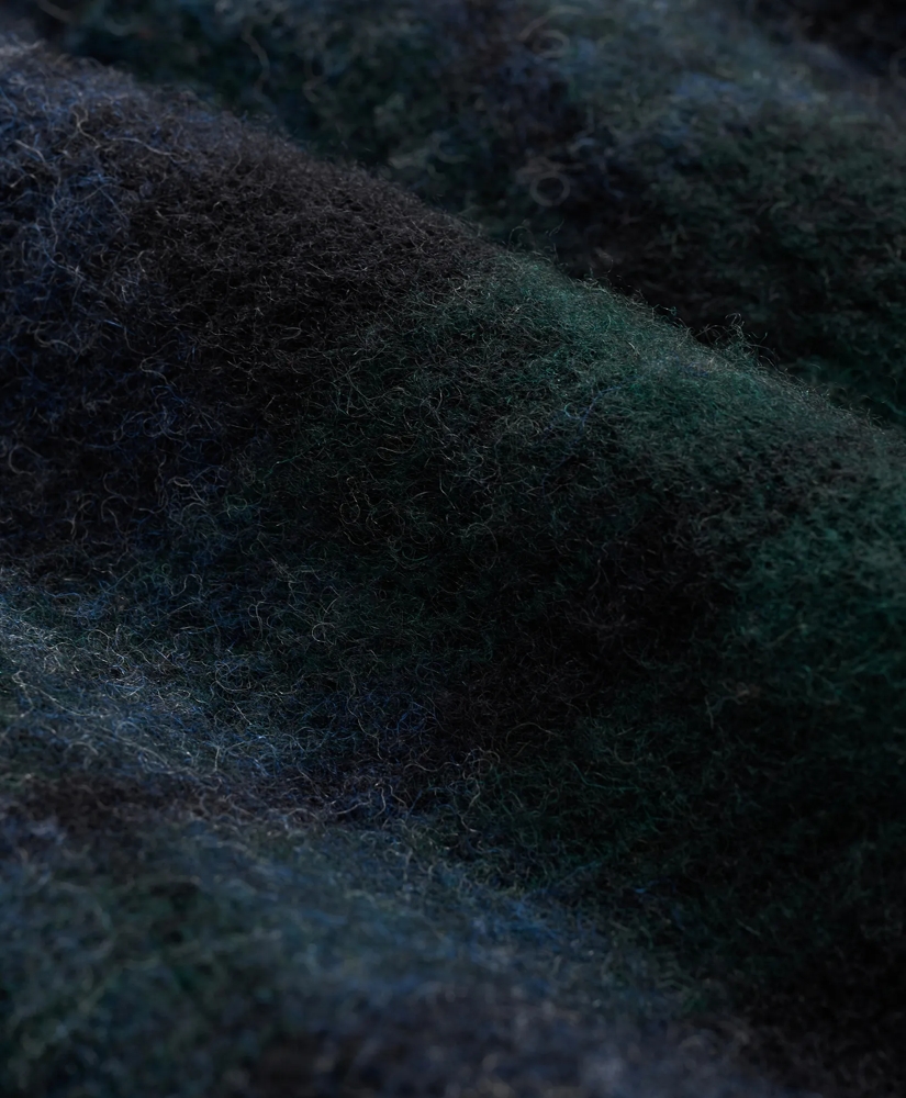 Tennis Sweater in Black Watch Brushed Wool, image 3