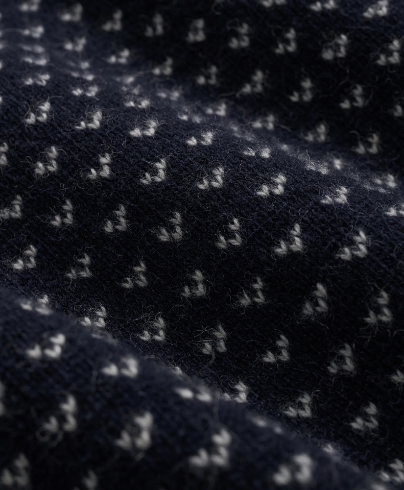 Wool-Alpaca Crewneck Sweater in Fair Isle Jacquard, image 3