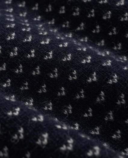 Wool-Alpaca Crewneck Sweater in Fair Isle Jacquard, image 3