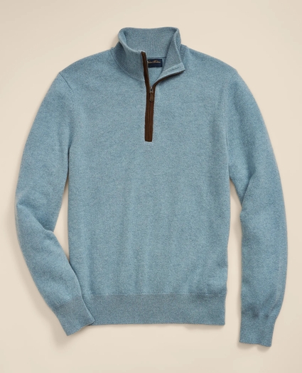 3-Ply Cashmere Quarter-Zip Sweater