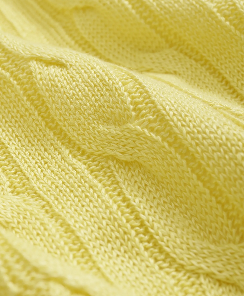 Linen Cable Knit Sweater, image 3