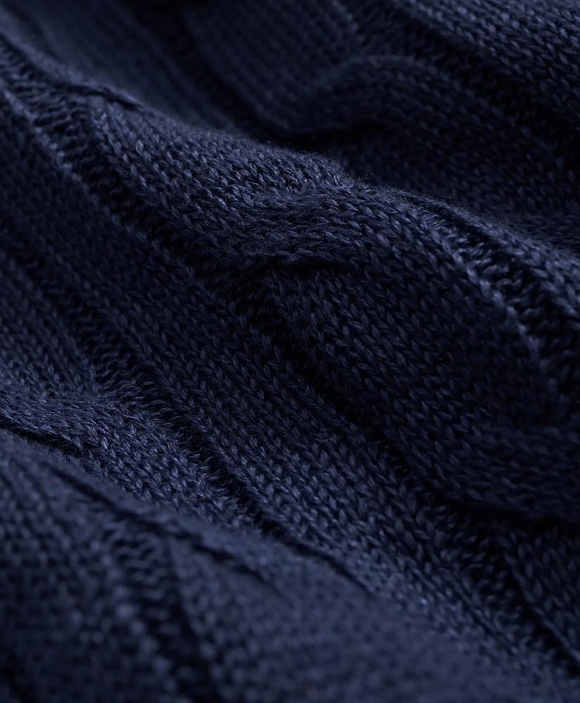 Linen Cable Knit Sweater, image 3