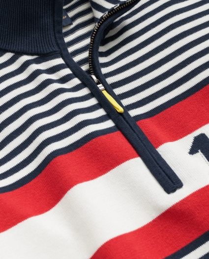 1818 Half-Zip Sweater in Supima® Cotton, image 2