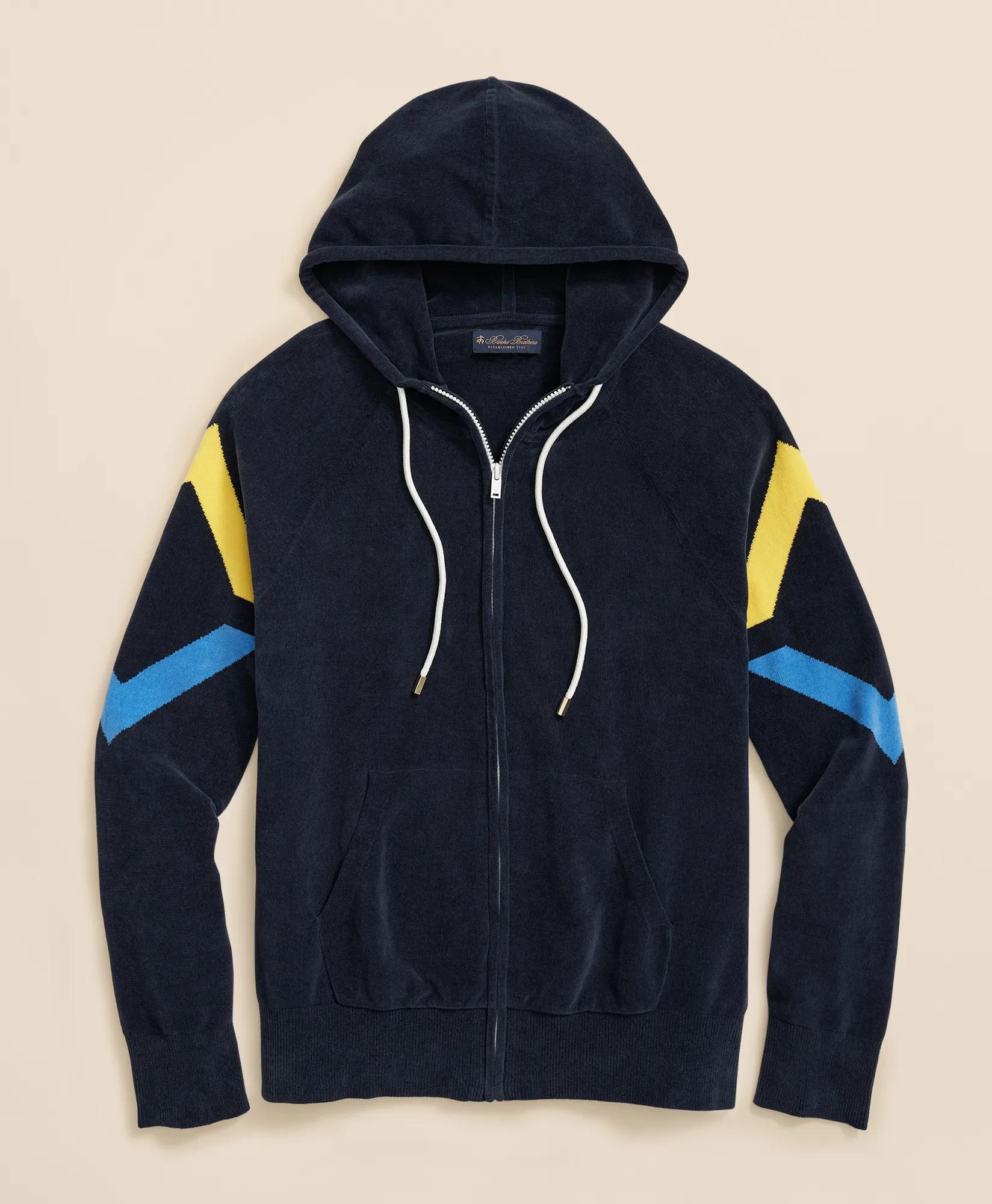 Archive Full-Zip Hoodie Sweater in Cotton, image 1